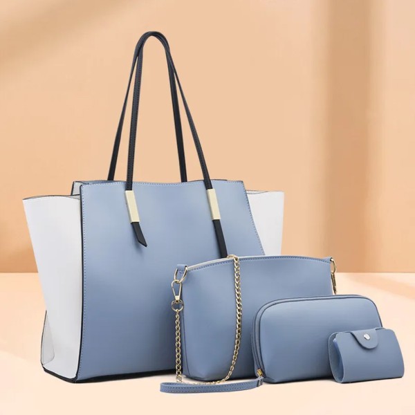 PU Wallet Chain Crossbody Bag Handle Shoulder Bag ...